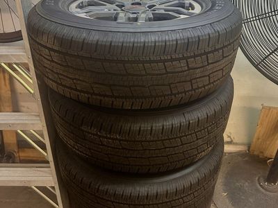 Toyota TRD Pro Wheels & General Grabber HTS 265/65R17 Tires - Set of 4
