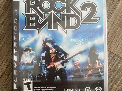 PS3 New Factory Sealed Rock Band 2 Video Game