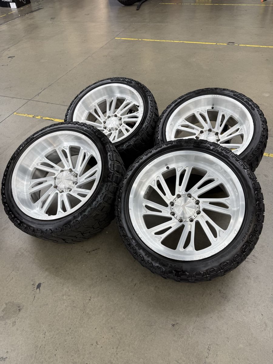24x12 KG1 forged “rebels”/ 35x12.50r24 prevail m/t 8x170