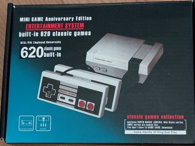 Mini Game Anniversary Edition 620 Classic Games Style Console Plug & Play