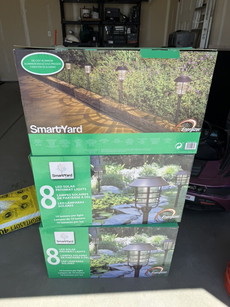 Smart Yard 8 Pack Led Solar Lights Ser 3