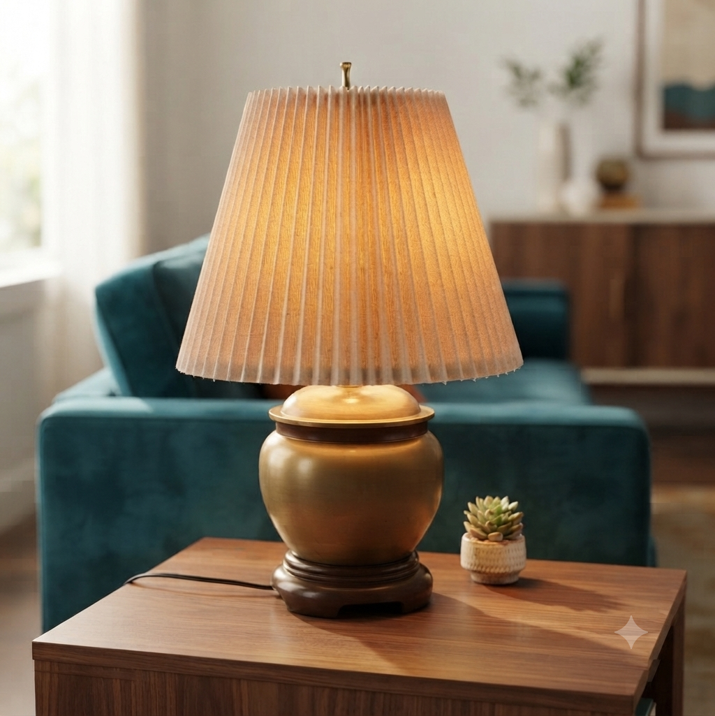 Vintage Wildwood Lampholder Table Lamp
