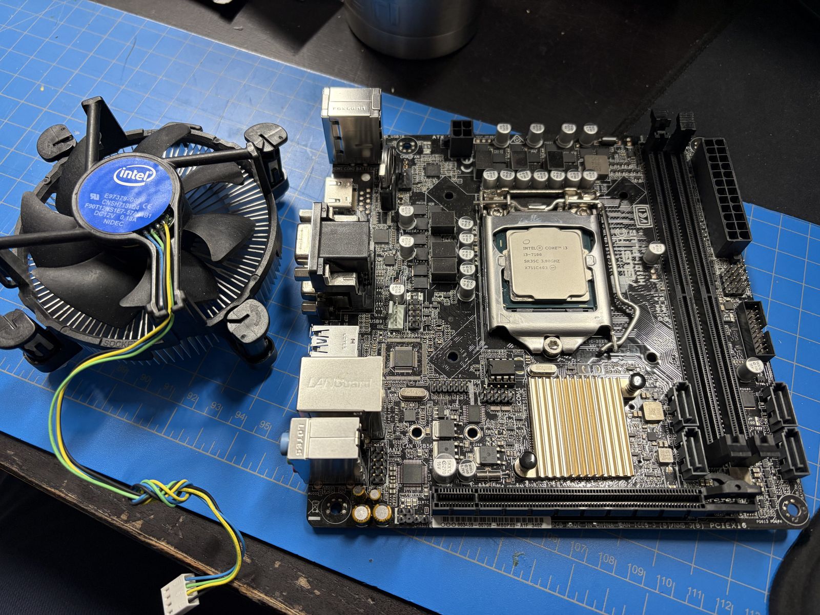 Asus H1101-Plus Mini ITX Motherboard w/Intel i3-7100 CPU