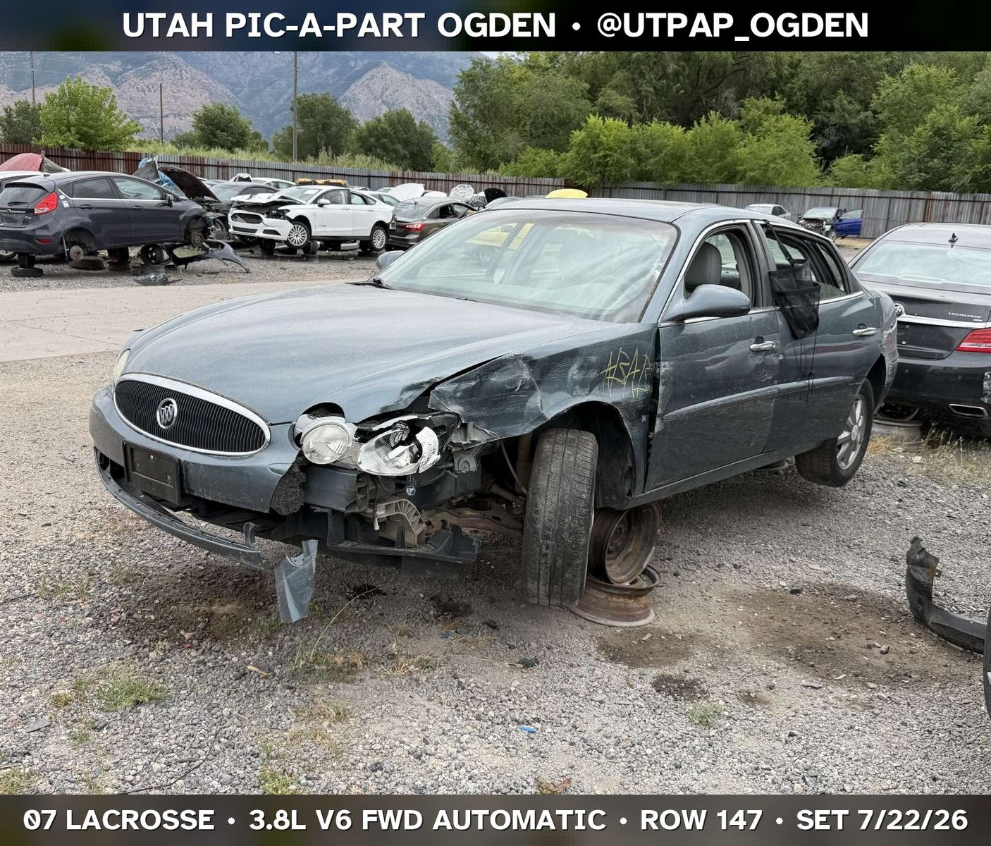 New Arrival - 2007 Buick LaCrosse Parts - UTPAP Ogden