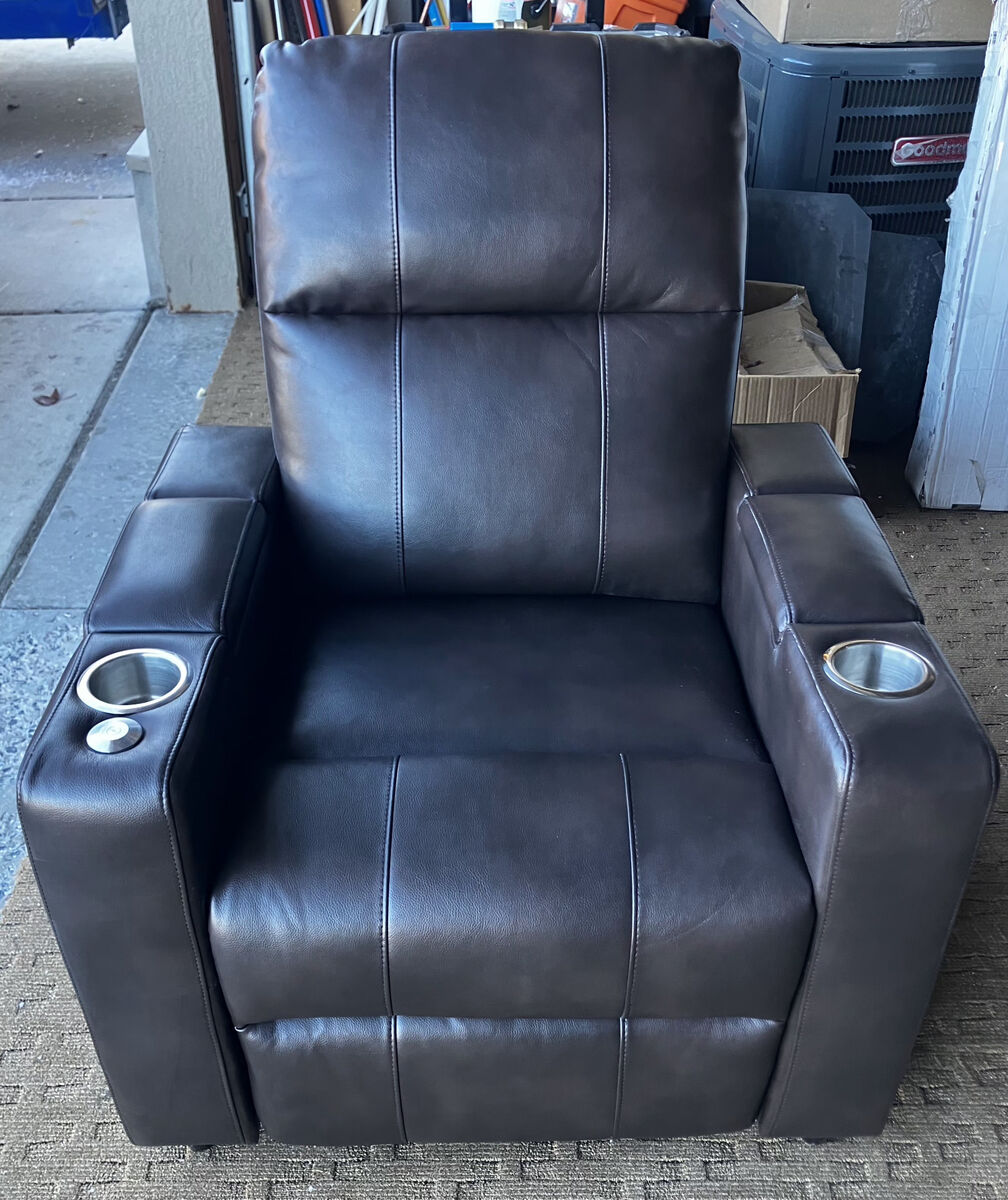 Abbyson Power recliner- Brown