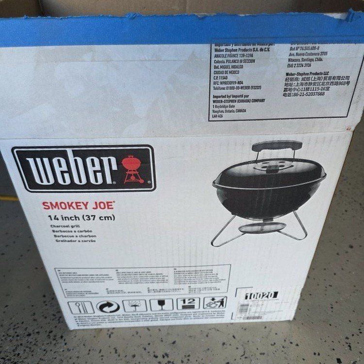 new Weber small grill