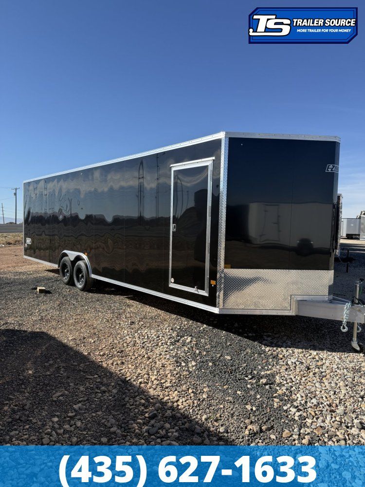 8.5x28 Alcom Aluminum EZ Hauler XLT Trailer - 7'0" Interior - 10K GVWR - Ultimate Escape Door
