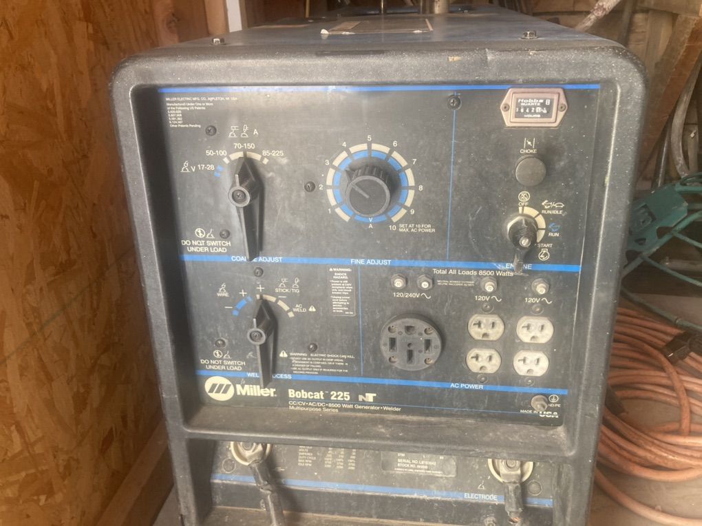 Miller Bobcat 225 Gas Welder