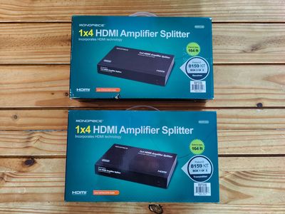 Monoprice 1x4 HDMI Splitter Extender Kit (over Cat5e/Cat6) - Like New Open Box