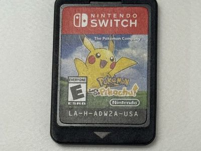 Nintendo Switch Game / Pokemon Let’s Go Pikachu / Good Condition