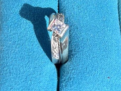 Wedding ring and band