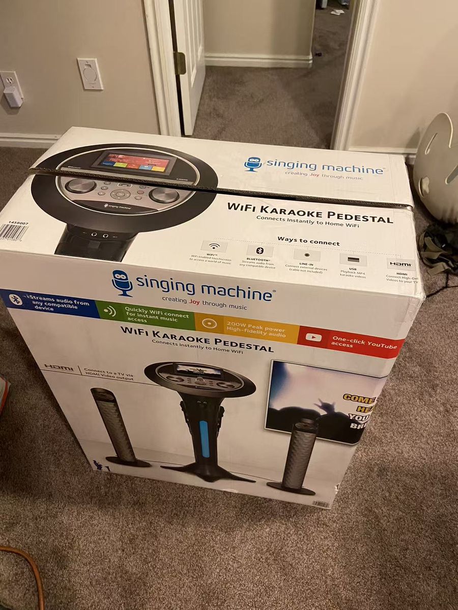 Singing Machine ISM1080 Karaoke Machine with WiFi