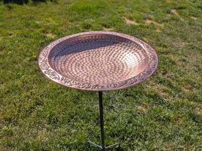 Copper Bird Bath (18" diameter)