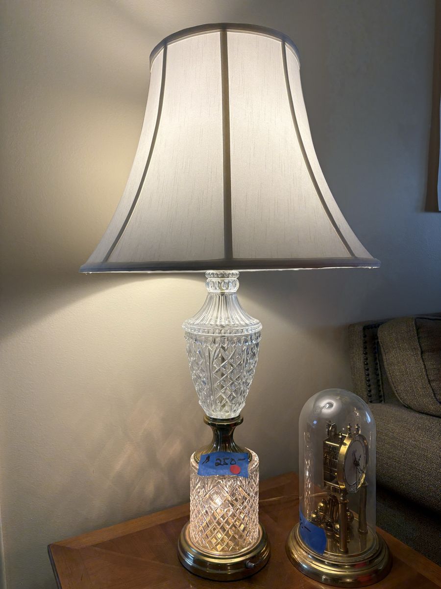 Vintage Crystal Lamp