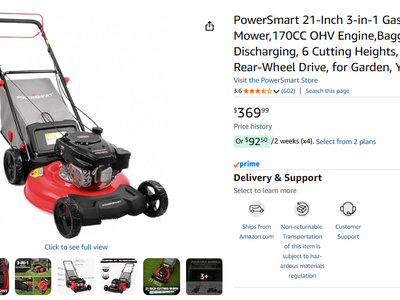 New in box 3-in-1 Gas Self-Propelled Lawn Mower