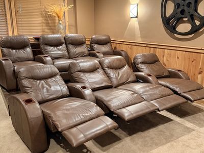 8 Motorized Reclining Theater Seats