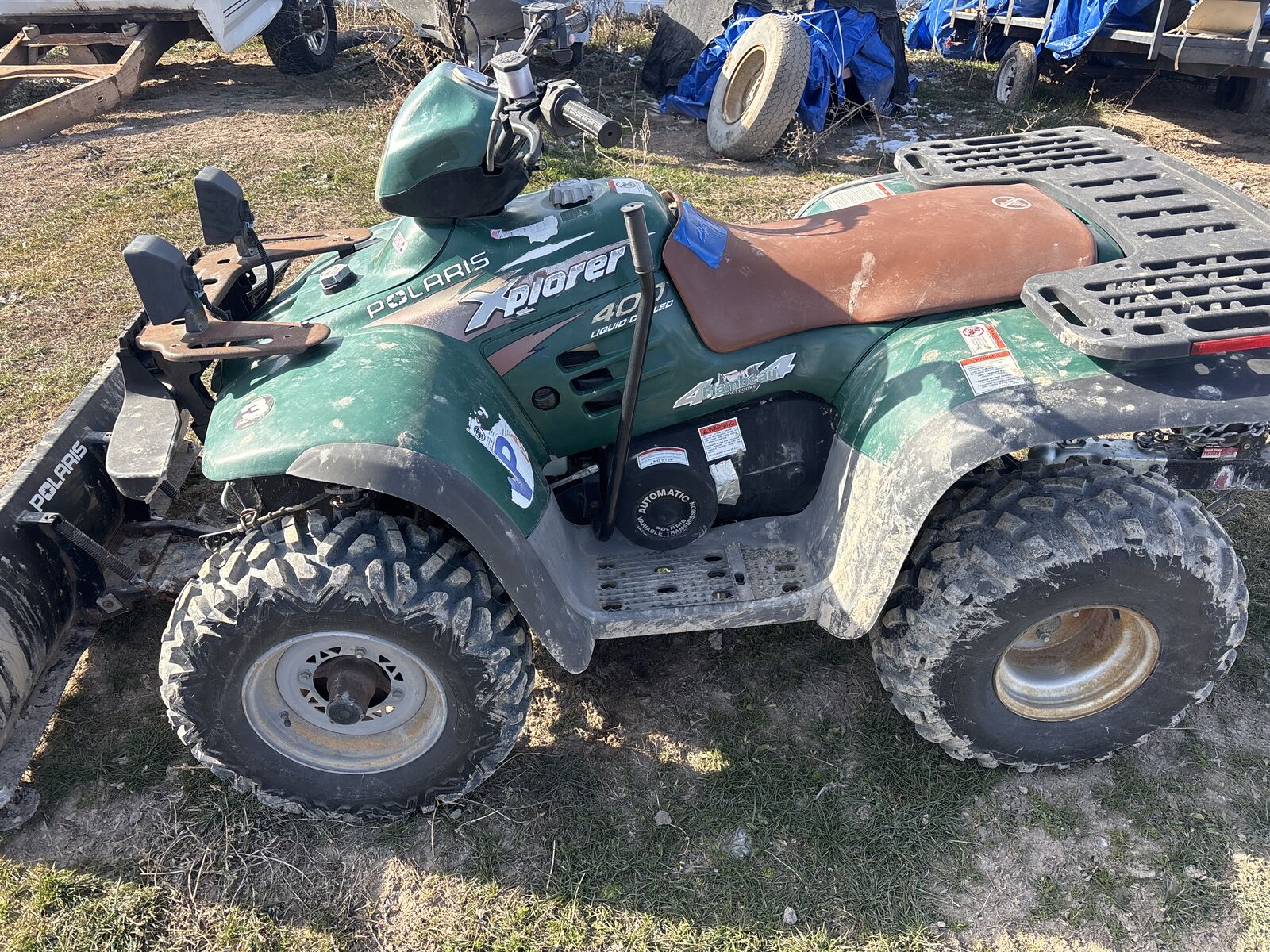 98 Polaris xplorer 400 an trailer