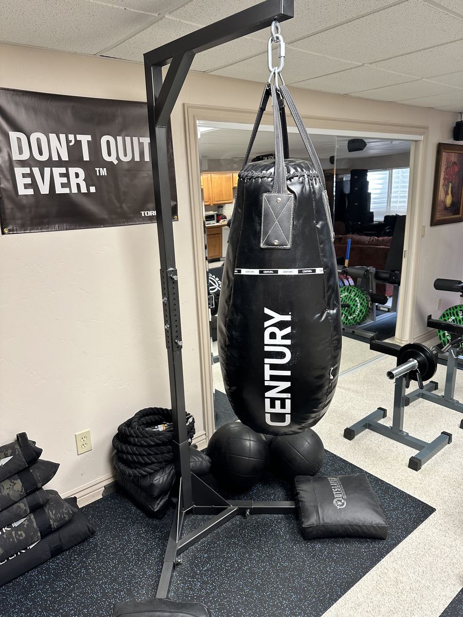 Outslayer Muay Thai Heavy Bag Stand + Century Bag