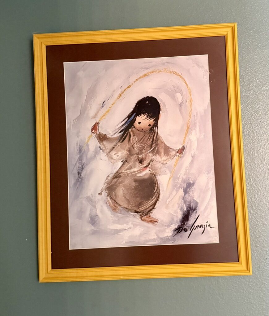 Ted De Grazia 'Merrily'