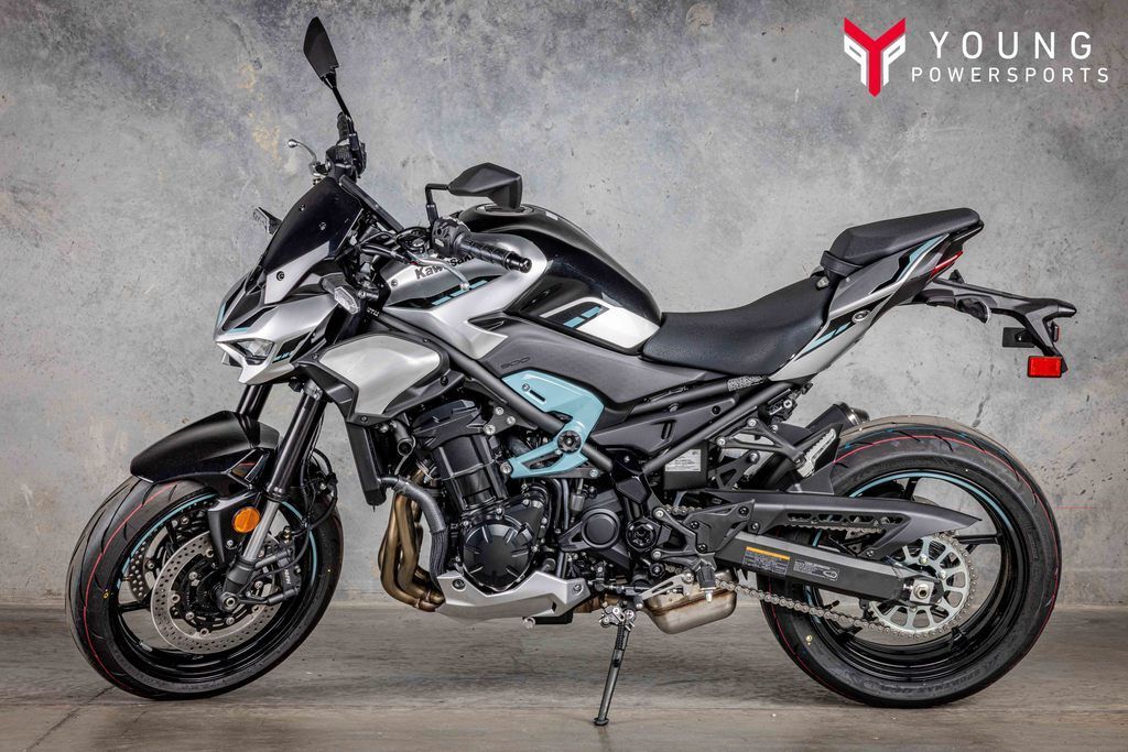 2025 Kawasaki Z900 ABS Galaxy Silver/Metallic Spark Black