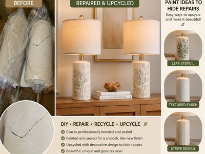 DIY Upcycle Inspiration – Restore or Reimagine These Beautiful Ceramic Lamps.