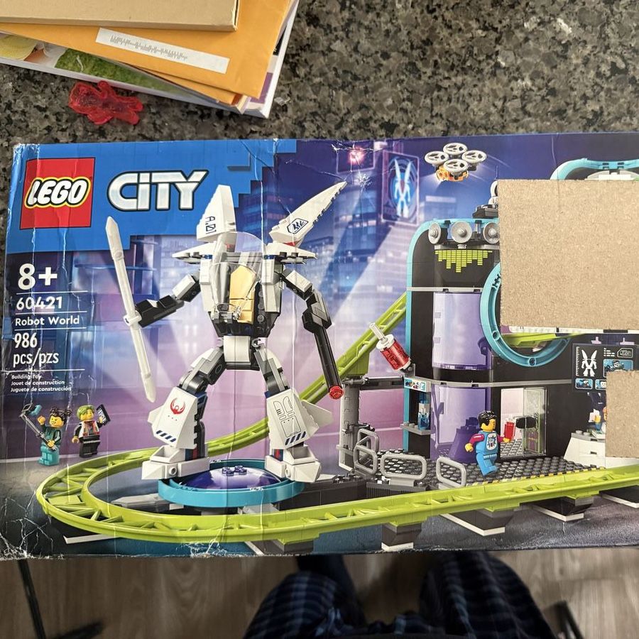 Lego 60421 robot world roller coaster