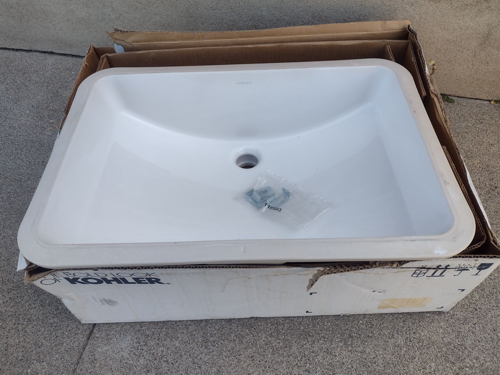 Kohler Ladena K-2215-0 Undercounter Lavatory Sink - 21x14 inch Oval Basin, White Ceramic, ADA Compliant