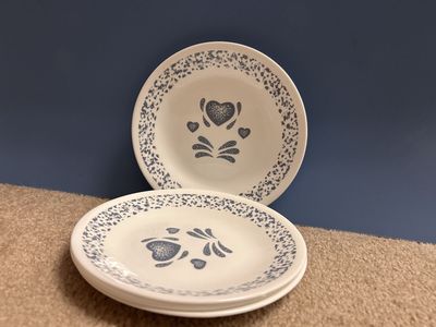 CORNINGWARE CORELLE BLUE HEART BREAD PLATE