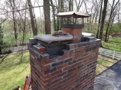 Brick chimney