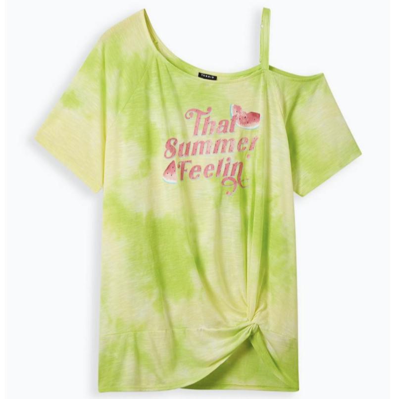 Torrid Graphic Classic Fit Off-Shoulder Twist Tee - Torrid Size 2X