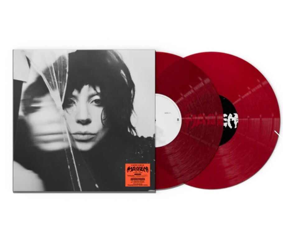 Lady Gaga-MAYHEM TRANSLUCENT RUBY VINYL-Sealed/New