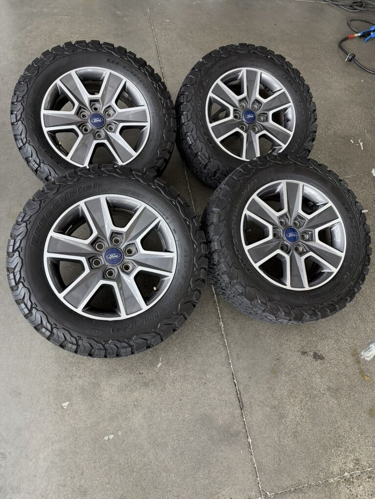 NEW 2022 F150 Sport 18in Rims/ 265/60/20 Bfg Ko2