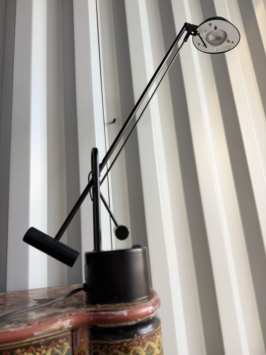 Adjustable Black Desk Lamp - Modern Design, Excellent Condition