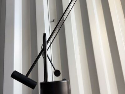 Adjustable Black Desk Lamp - Modern Design, Excellent Condition