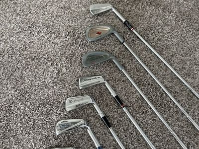 Assorted Golf Irons (7 Clubs) – Wilson, RAM, PowerBilt, Top-Flite