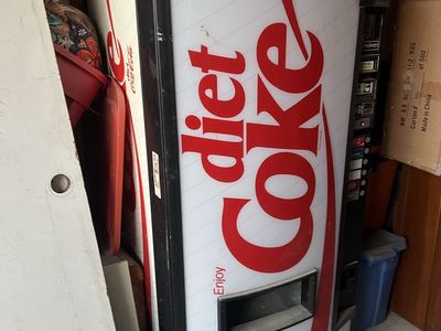 Vintage Diet Coke Commercial Soda Vending Machine