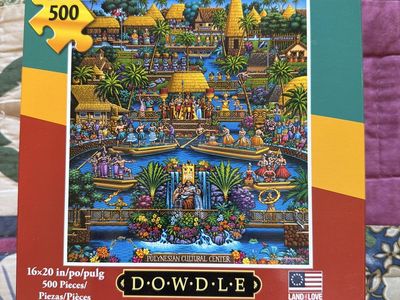 Bag never opened/factory sealed: Dowdle Polynesian Cultural Center 500-Piece Jigsaw Puzzle 16x20in - Land of Love
