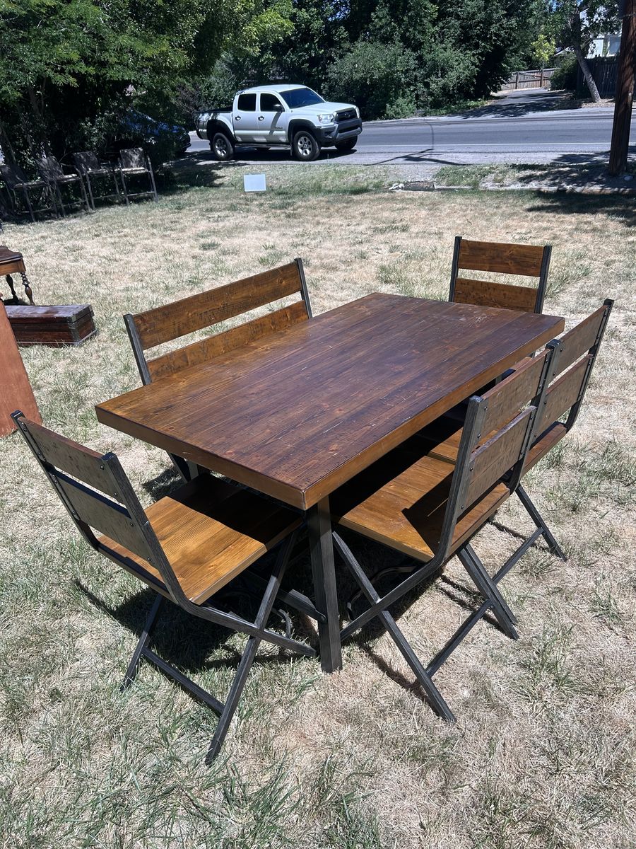 Dining table and chairs