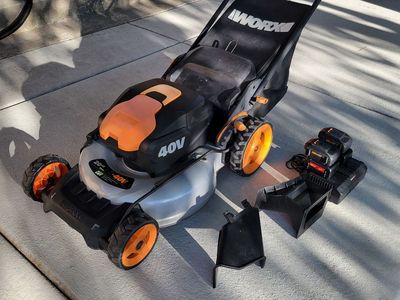 WORX 40V Power Share 5.0Ah 20" Cordless Electric Lawn Mower