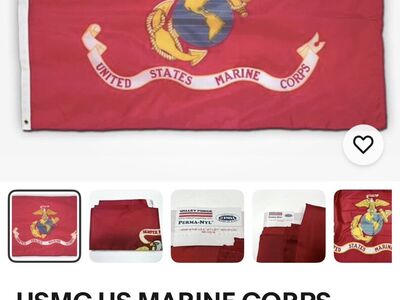 USMC US MARINE CORPS Flag 5 X 8 SEMPER FI FIDELIS