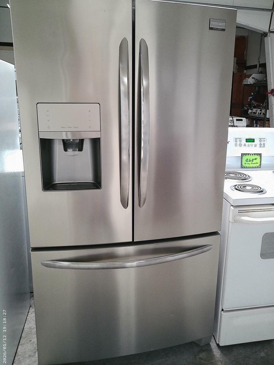 Stainless Counter Depth French Door~90 Day Guarantee~Water and Ice