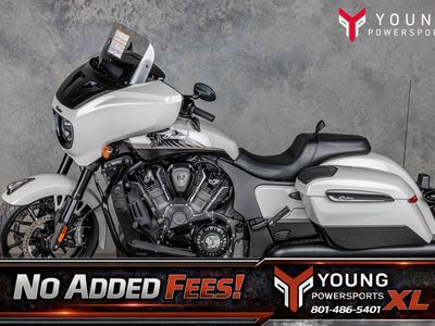 2026 Indian Motorcycle® Chieftain® PowerPlus Dark Horse® 112 w/PowerBand Chalk with Black Metallic