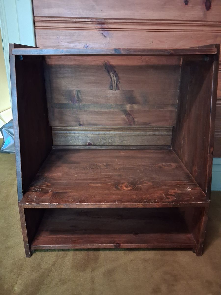 Handmade TV Stand or Storage Shelf