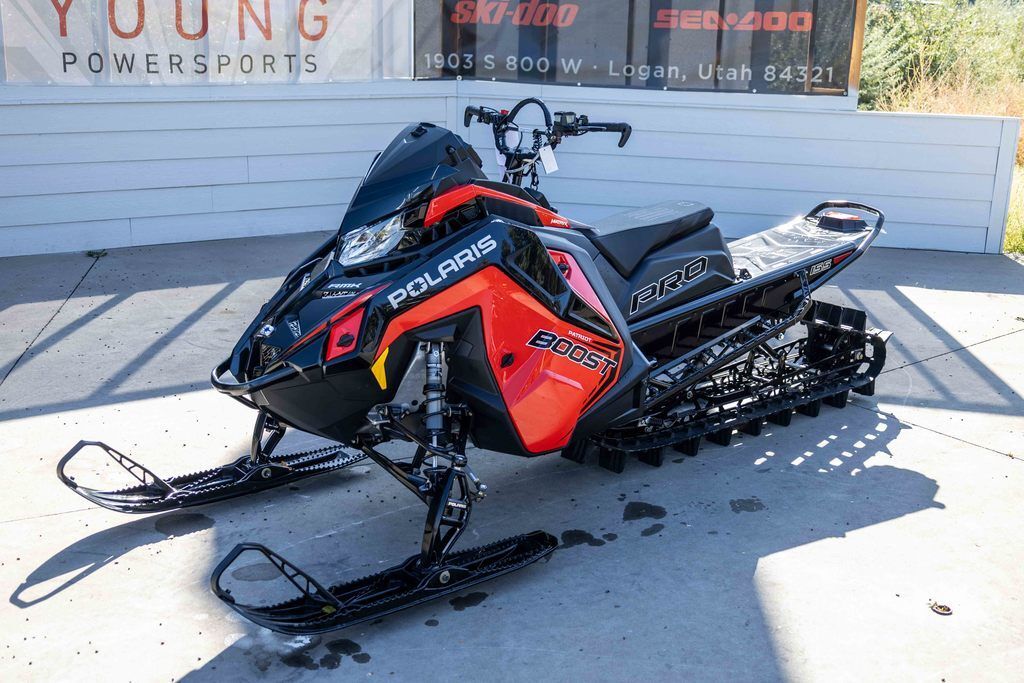 2026 Polaris® Patriot Boost RMK Khaos 155 Indy Red / Gloss Black