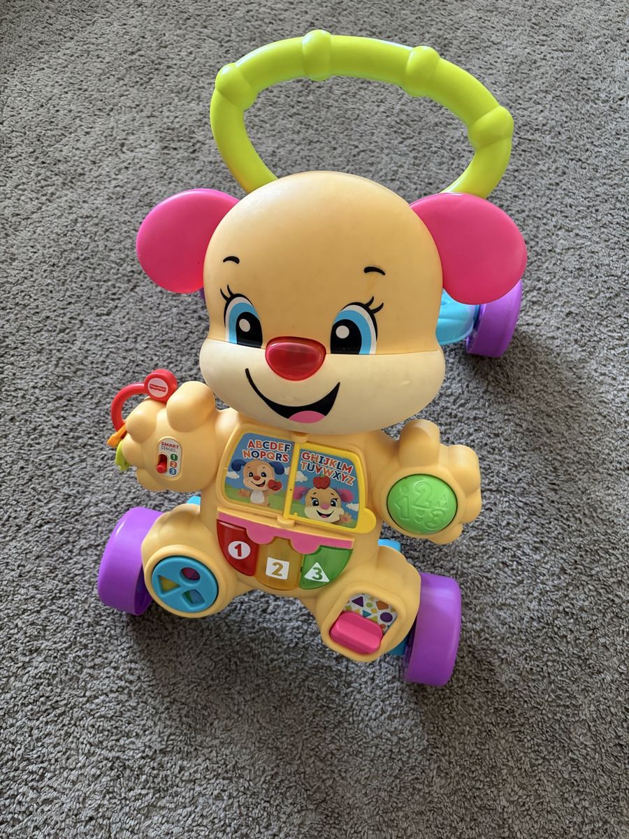 Baby Walker Fisher-Price Laugh & Learn Walk-To-Wagon Puppy Walker Toy