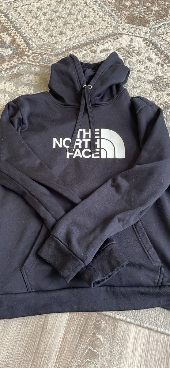 Northface black and white half dome men hoodie large