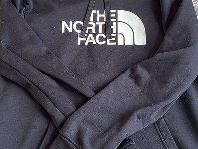 Northface black and white half dome men hoodie large