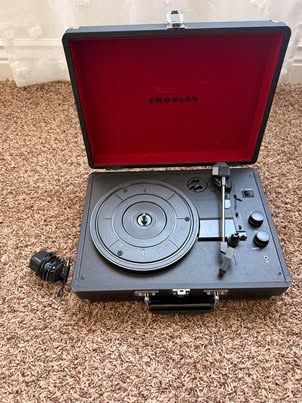 Record Player And Vinyls