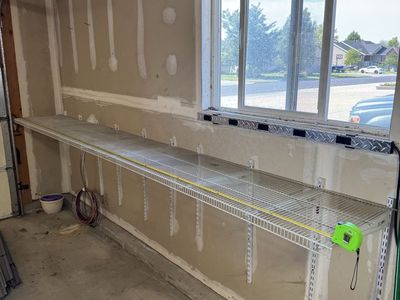 ClosetMaid Wire Shelving Lot - Garage Closet Storage w/ Brackets