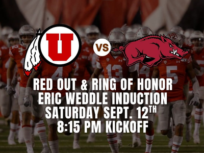 Utah Utes vs Arkansas Sept. 12, 2026 Rice-Eccles Stadium